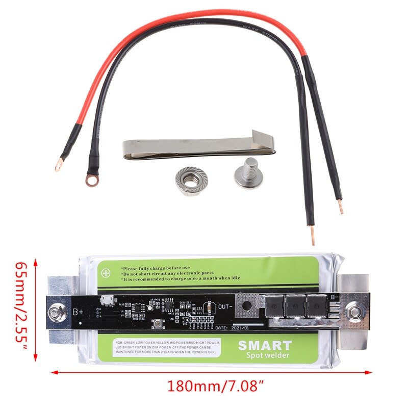 Herramienta de soldadura por puntos todo en uno, portátil, bricolaje, tamaño Mini, máquina de soldadura de batería de litio con equipo de batería