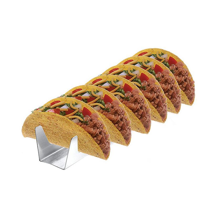 Rvs Mexicaanse Pizza Rack Thuis Keuken Benodigdheden Tortilla Roll Clip Golvend Pannenkoek Rack Koken Tool Set