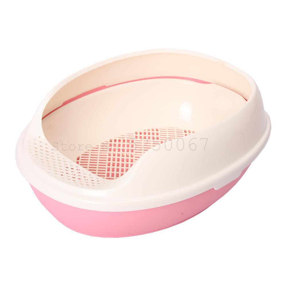 Kat toilet kat sand potte enkelt lag dobbelt lag fyrretræ bentonit kat sand potte mesh fed kat super stor lukket: Model 8