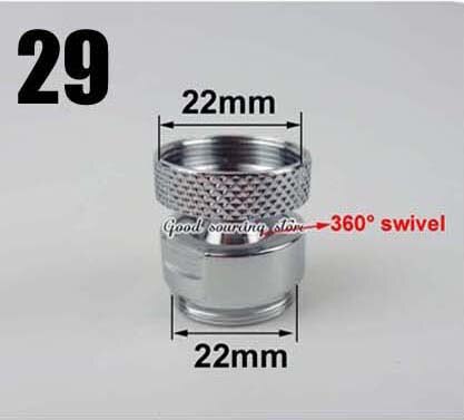 kitchen water purifier faucet aerator adapter: Purple