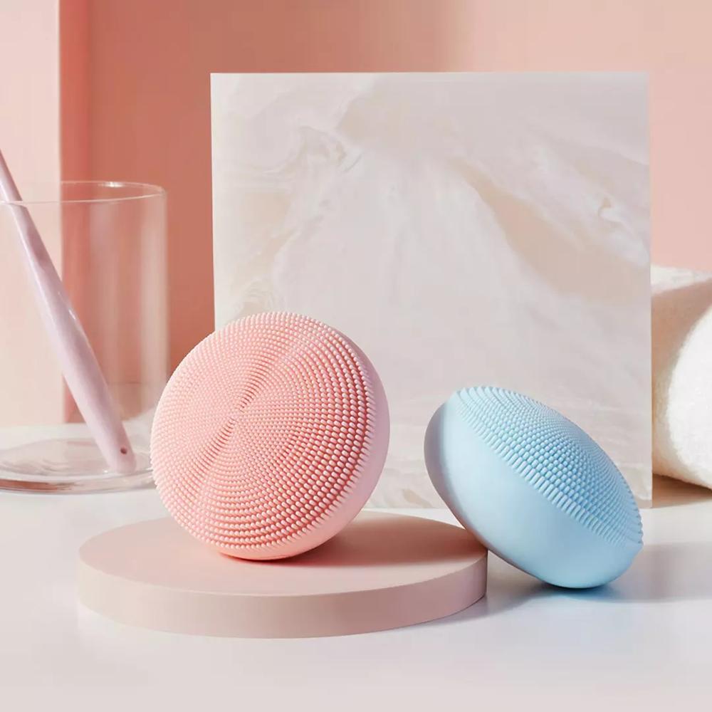 En Stock, Xiaomi sónico limpiador Facial, masaje eléctrico, impermeable, silicona, limpieza profunda de cara, herramientas de cuidado de la piel