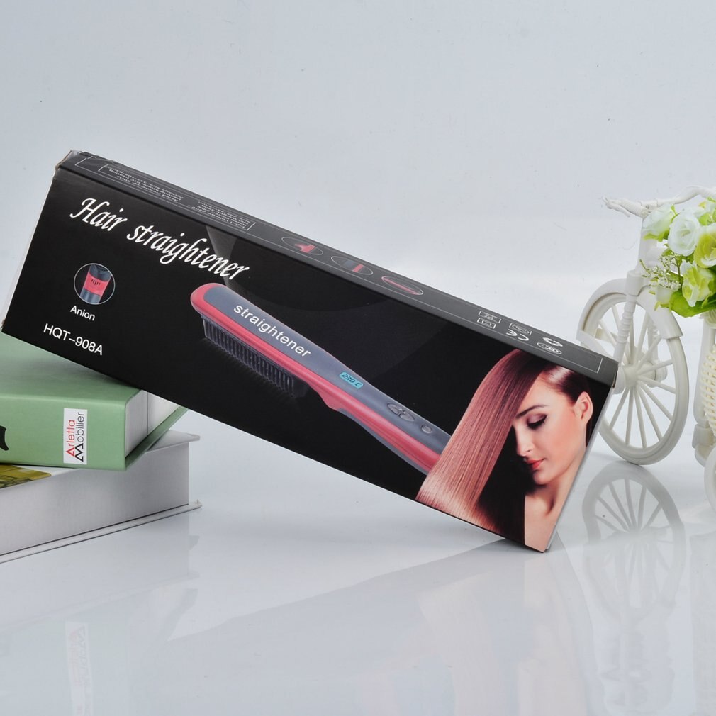 Multifunctional Hair Straightener Dual-purpose Straight Hair Comb Curlers Straight Clips Straight Electric Straightener 210-240V