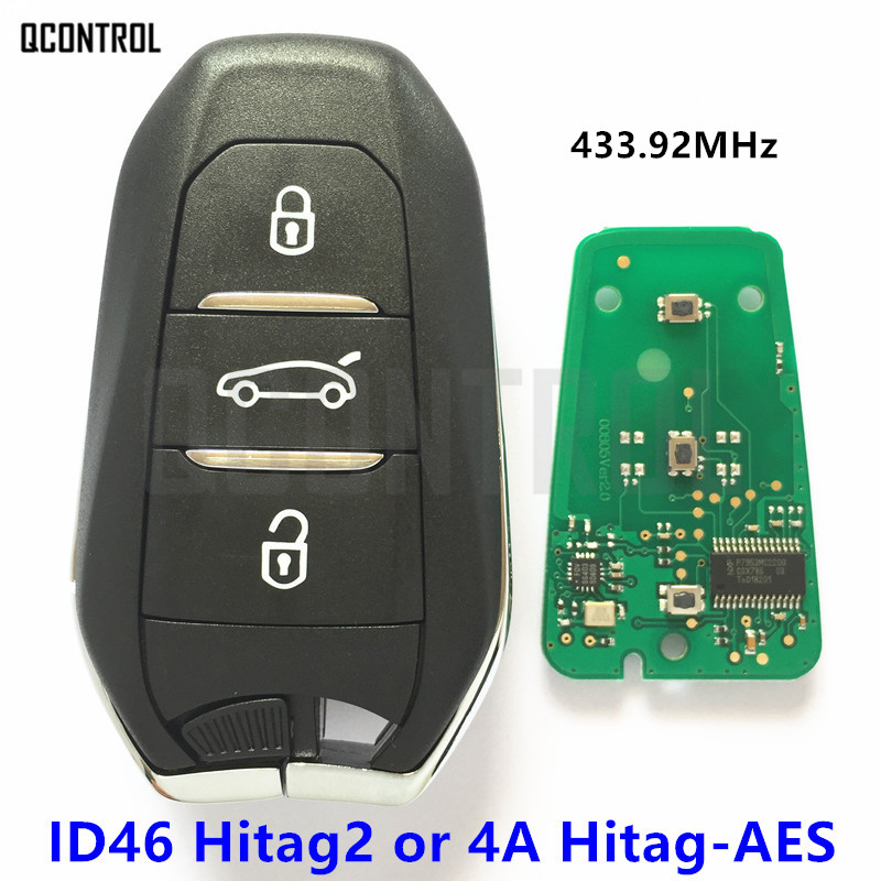 Custodia Portachiavi In Pelle Per Peugeot 3008/208/308/508/2008 E Citroen C5/C6/C4/Cactus/C3XR - Telecomando 3 Pulsanti, Morbida E Anti-Graffio, Con Portachiavi