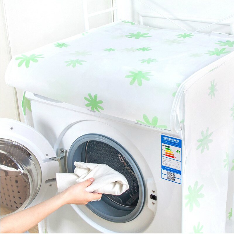 Transparante waterdichte wasmachine deksel zonnebrandcrème thuis automatische waaier roller stofkap voor drum accessoires