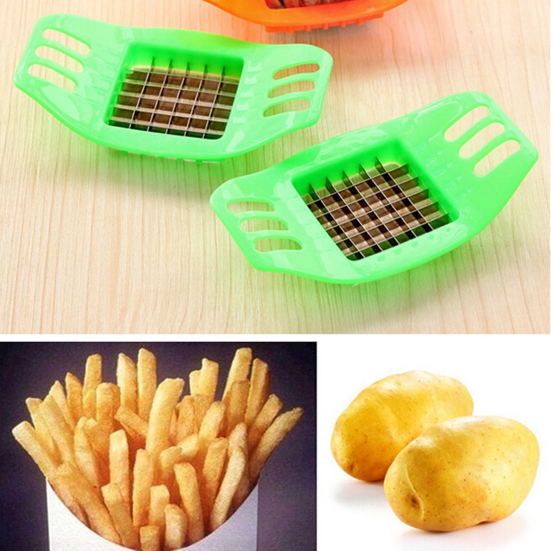 Rvs Groente Aardappel Slicer Cutter Chopper Chips Maken Tool Aardappel Snijden Frietjes Tool Keuken Accessoires