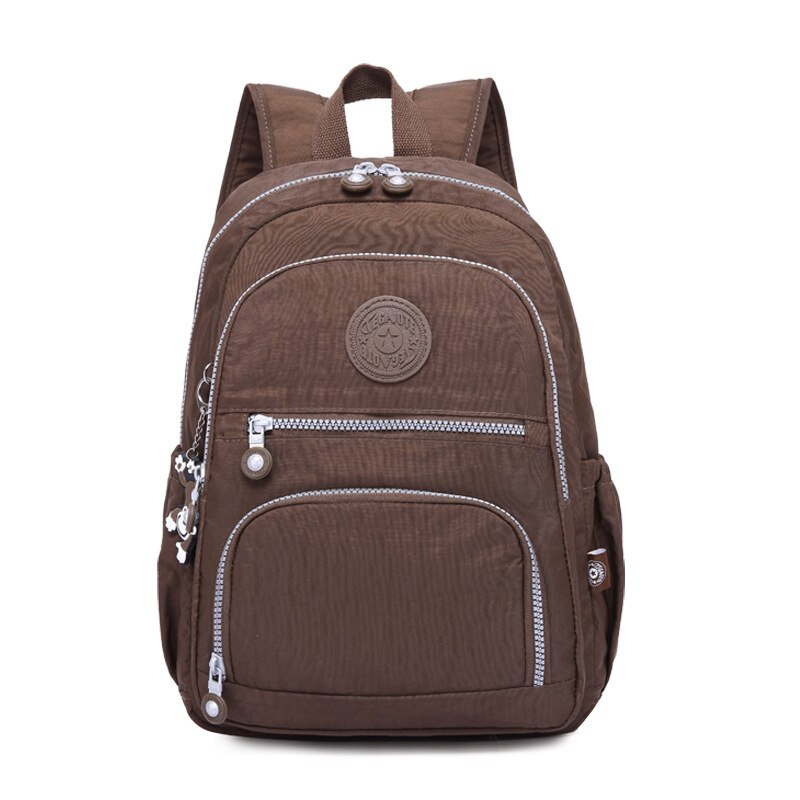 Female Backpack Women School Backpack for Teenage Girls Mochila Feminina Laptop Bagpacks Travel Bags Casual Sac A Dos: Dark brown