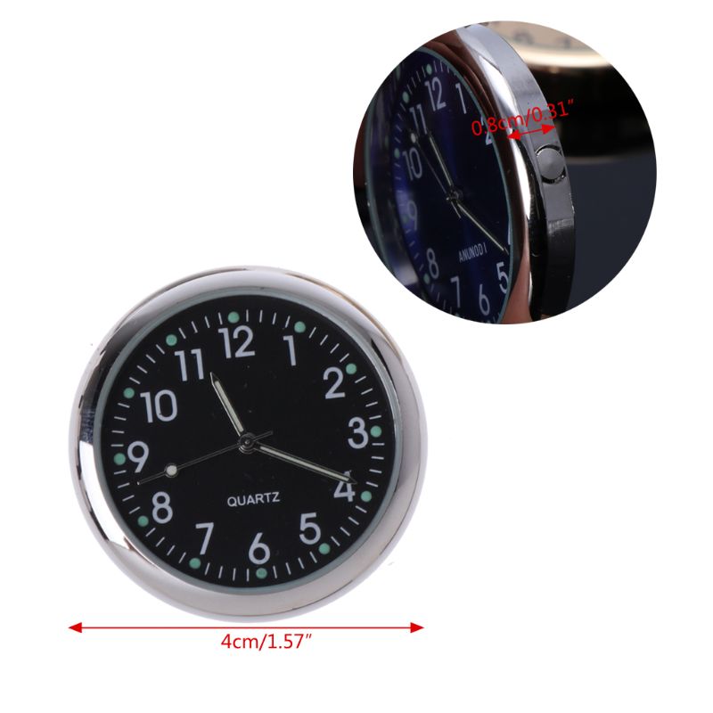 Universal Car Clock Stick-On Electronic Watch Dashboard Noctilucent Decoration For SUV Cars 77UE