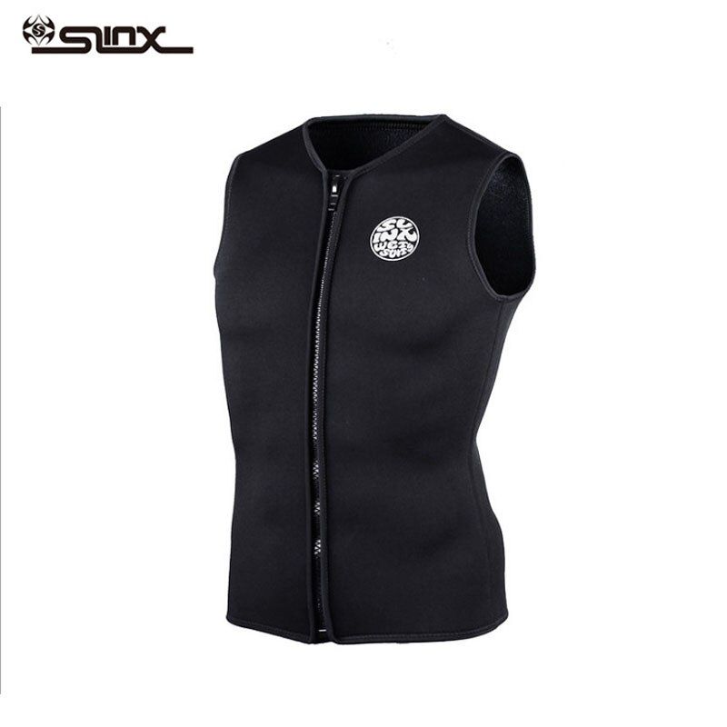 Traje de neopreno con capucha 3mm traje de neopreno térmico sin mangas superior e inferior buceo surf Hoodie chaleco para hombres de dos piezas: 1110 3mm / XXL