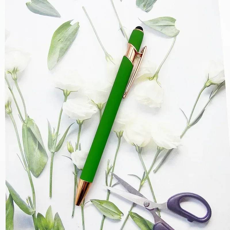 50 Stück leere Metallstifte, Aluminium-Kugelschreiber, Multifunktionsstift, Geschenkstifte: Lila