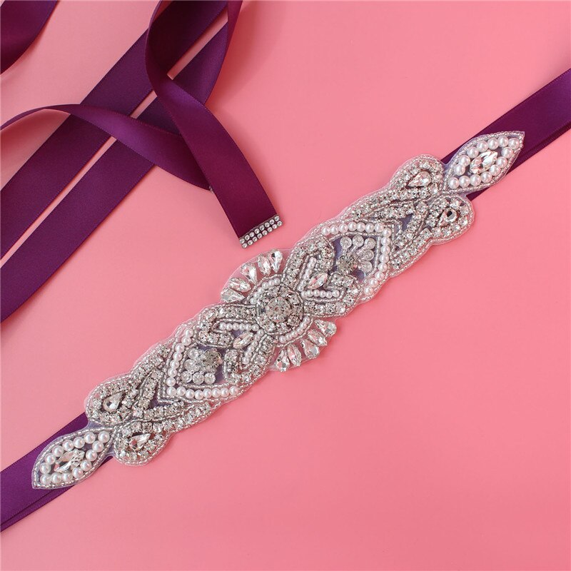 Yjwsxf Bruids Riem Trouwjurk Riem Dames Riem Parel Avondjurk Riem Rhinestone Riem Accessoriessories