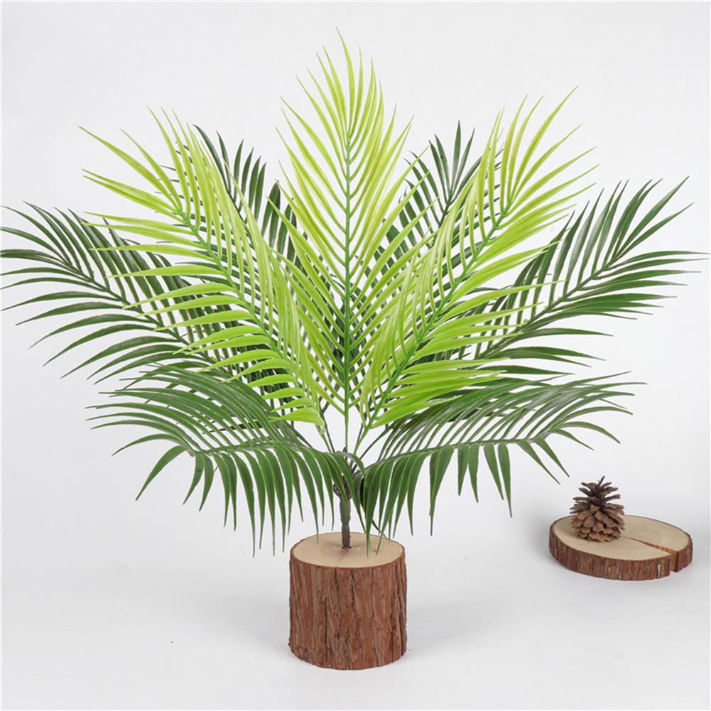 Artificial Palm tree branches wild faux foliage palm leaves plants for home living room wedding decoration jungle party decor