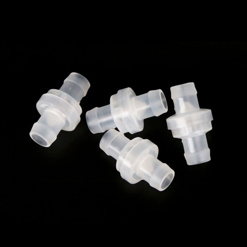 Diameter 3mm 4mm 5mm 6mm 8mm 10mm 12mm Plastic Check Valve One-Way Pagoda Inline Non-Return Gas Liquid Water Fluid Hook Stopper