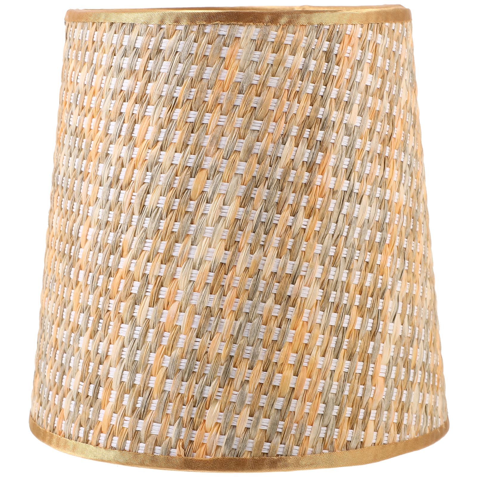4 stuks kleurrijke lampenkap doek kunst kegel geweven huis vervanging tafel vloer plafond boerderij decoratieve verlichting accessoires