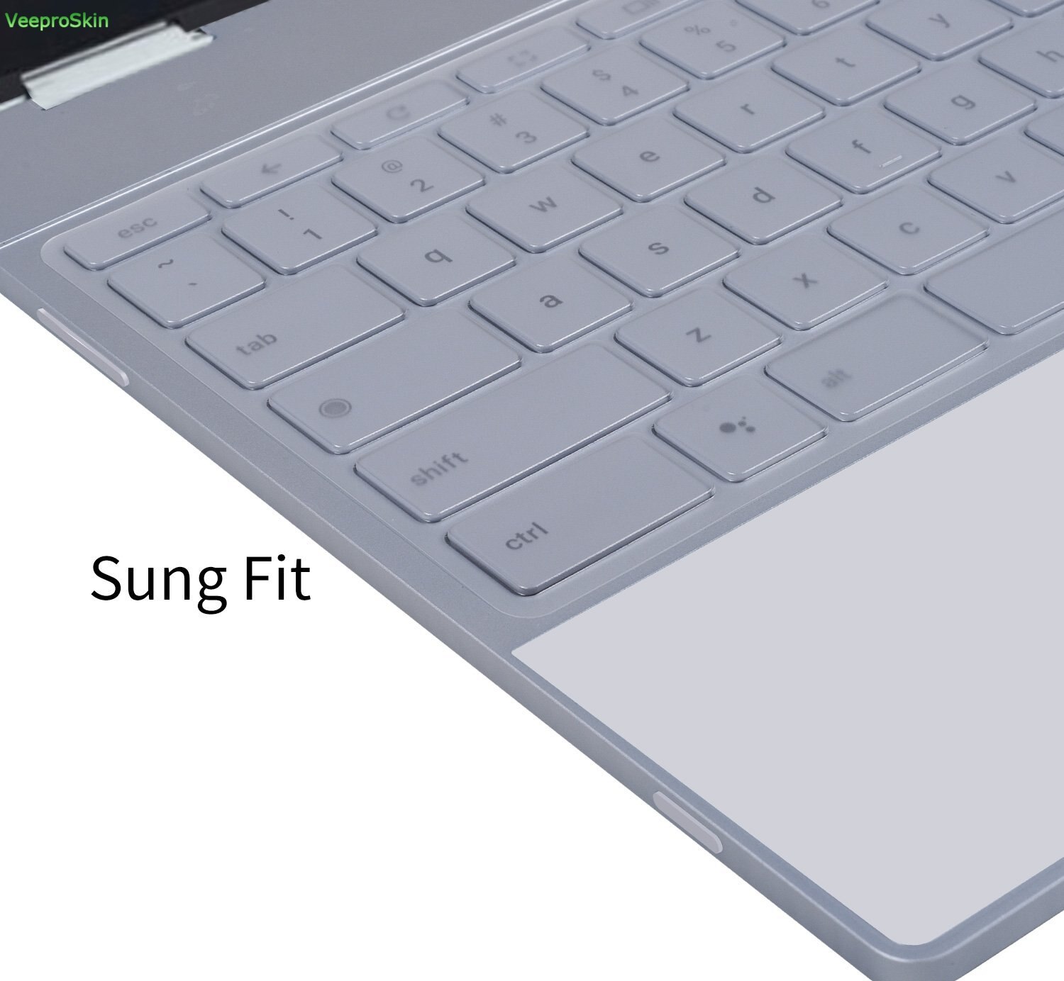 For Google Pixelbook 12.3&quot; Touch-Screen Chromebook Released) Keyboard Skin Us Layout Ultra Thin Soft Clear Keyboard Cover