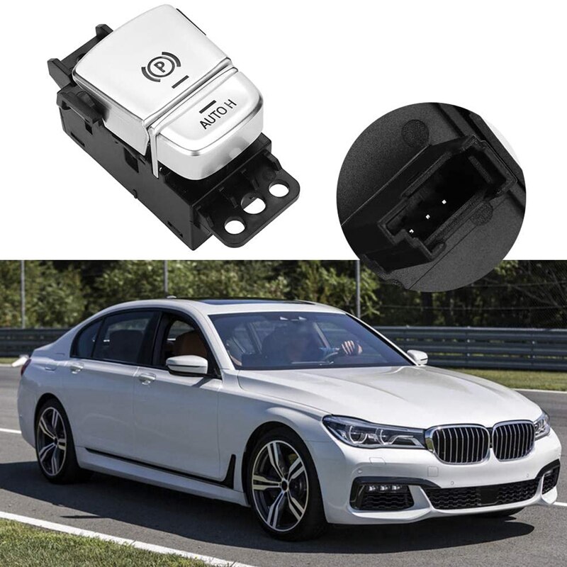 Car Parking Brake Control Switch Hand Brake Switch Auto-Hold For-BMW 7-Series (G12): Default Title