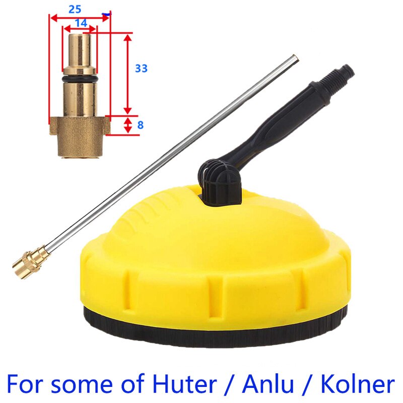 High Pressure Washer Foam Generator Soap gun Snow foam lance Car Foam Wash Water Clean Foam Sprayer for Huter Pressure Washer: Yellow