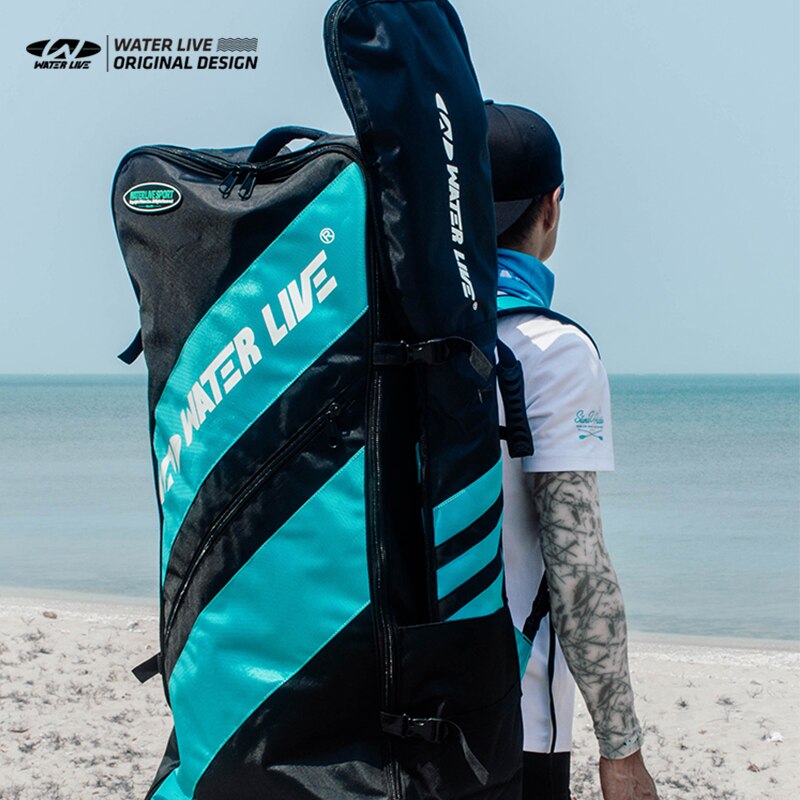 Waterlive ultraleichter nylon-paddelrucksack 3- fächern, inklusive aufbewahrungstasche aus carbonfaser ( 27 x 98cm fächer)