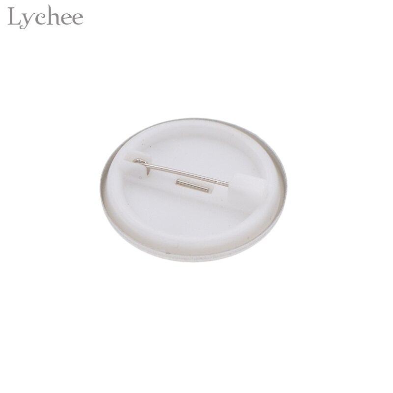 Lychee metalen blanco speld op badge benodigdheden voor doe-het-zelf badge knutselen handgemaakt naaldwerk naaimateriaal accessoires