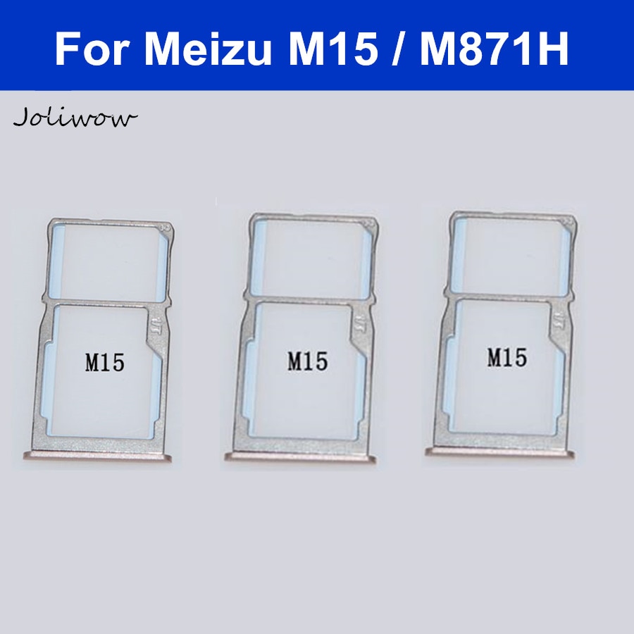 Sim-kaart Lade Houder Voor Meizu M15 Sim Kaarthouder Adapter Socket Voor Meizu M15 M871H Vervanging