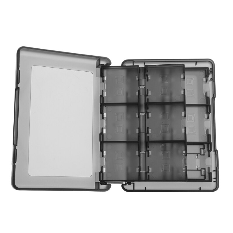 28-In-1 Black/Pink Game Card Case Holder Cartridge Storage Box for nintendo DS 3DS