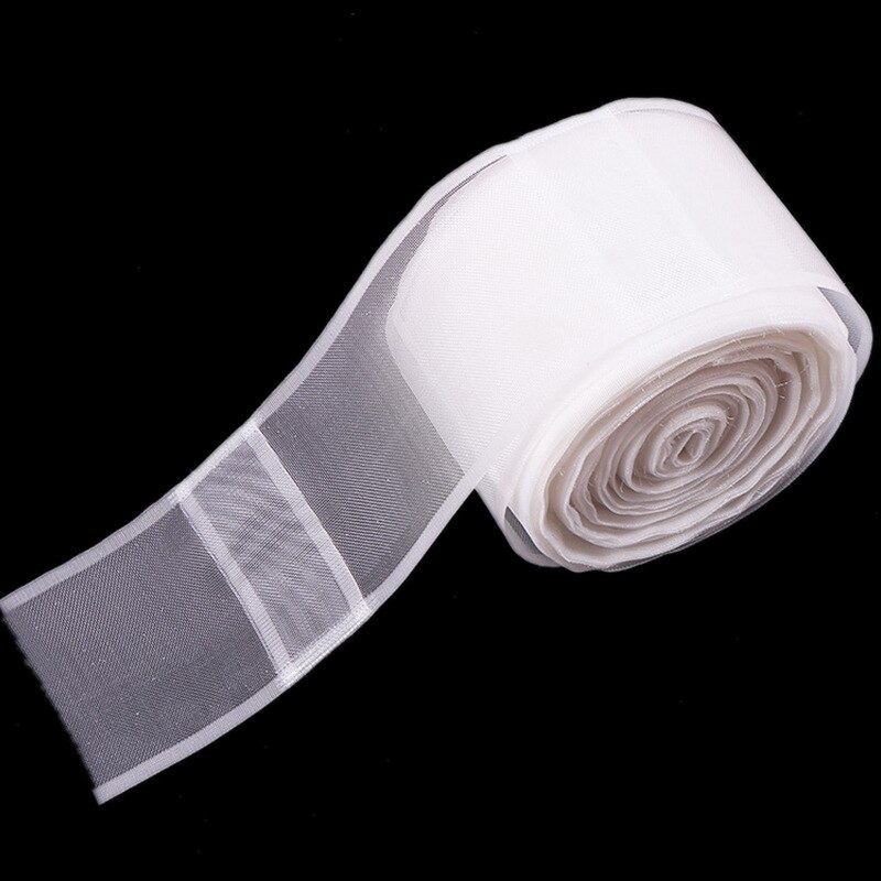 Transparent gardintape krok gardiner stavband diy vit gardin polyester tejp för gardintillbehör  cp101 & c
