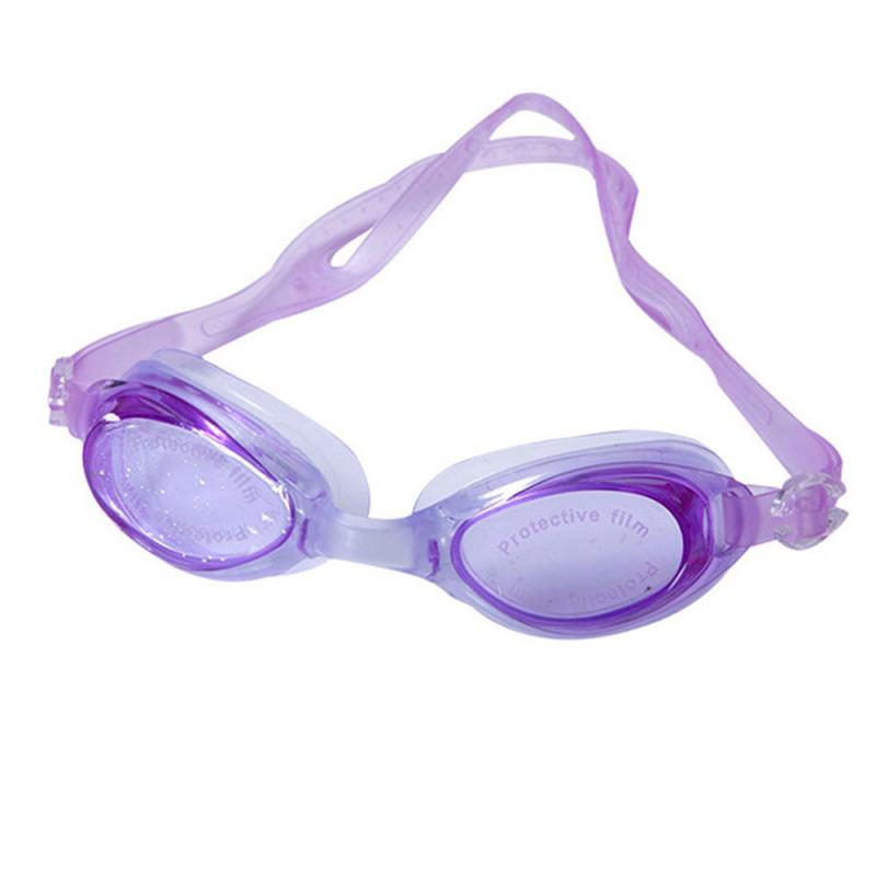 Clear Comfortabele Zwembril Met Uv-Anti-Fog Zwemmen Bril Volwassenen/Kinderen: purple