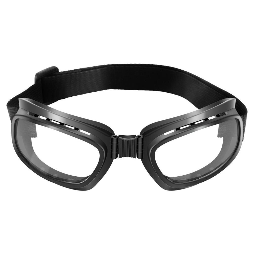 Opvouwbare vintage helm scooter retro moto outdoor dirt bike rijden zonnebril retro motorbril vintage off-road: Default Title