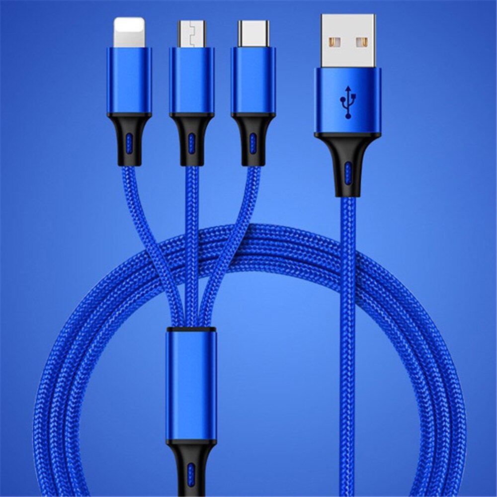 NOHON mikro kabel usb typu C 8 Szpilka 3 2 w 1 dla iPhone 7 8 6 6S plus X XS MAX XR android dla Xiaomi LG kable ładowarki 1.2m