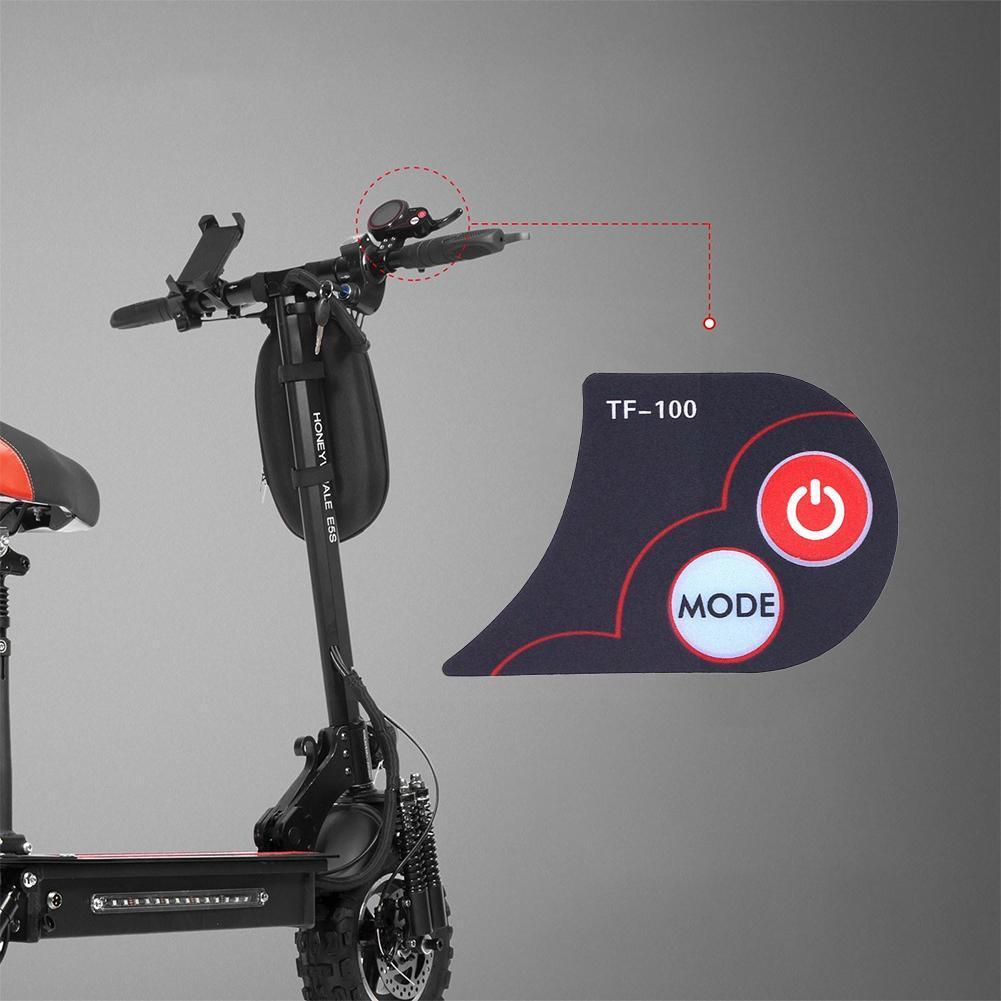 Skuter elektryczny TF-100 wyświetlacz naklejki naklejki prędkościomierz naklejki dla Kugoo M4 części skuter elektryczny 36V-48V G4D2