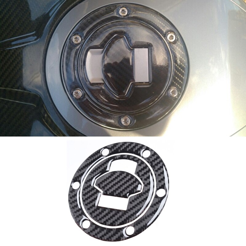 3D Carbon Fiber Tank Gas Cap Pad Filler Cover Sticker Decals Voor Bmw R1200RT K1200S F650 R1150 R/Rs/Gt/Lt Alle