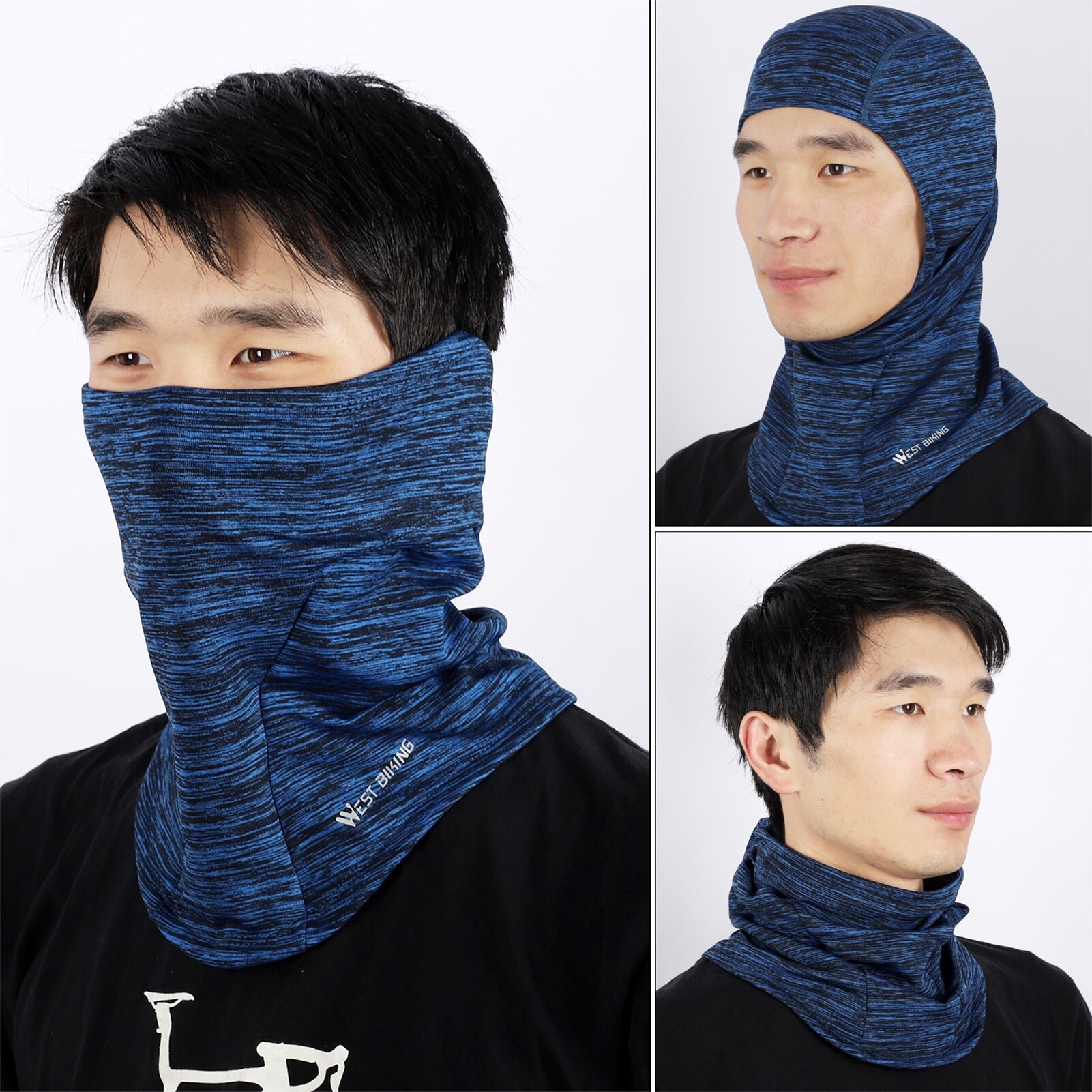 Masque thermique anti-vent cyclisme chauffe-cou moto sous casque doublure masque casquettes ultime rétention thermique chapeau