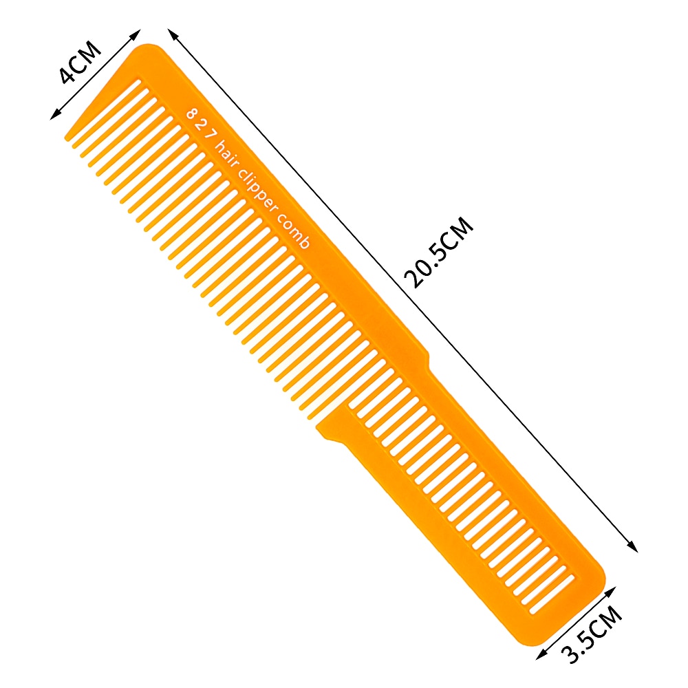Salon Men Clipper Hair Cut Comb Carbon Barber Hair Comb For Hair Trimming Hairdresser Comb T-827 5 Colors Available