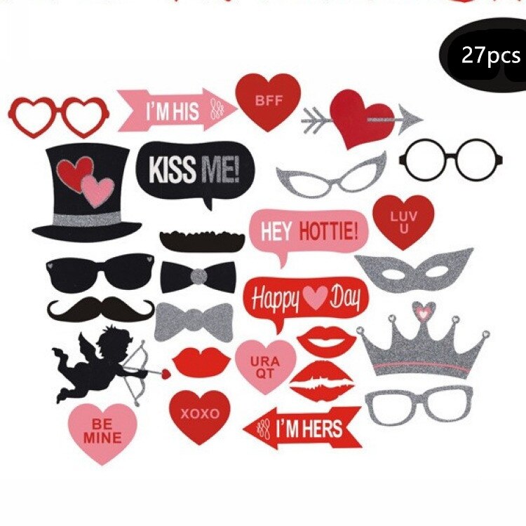 Mr Mrs Just Married Photo Booth Props Wedding Decoration Bridal Shower Bachelorette Party Supplies Bride To Be Photobooth Favors: AA