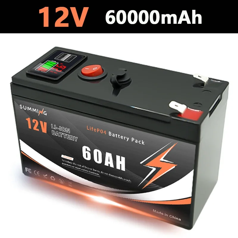 Batterie au Lithium LiFePO4 12V 150Ah, plus de 4000 Cycles profonds, pour UPS, détecteur de poissons de Kayak, panneau solaire, roues électriques, jouets, Scooter, Radio: GRIS