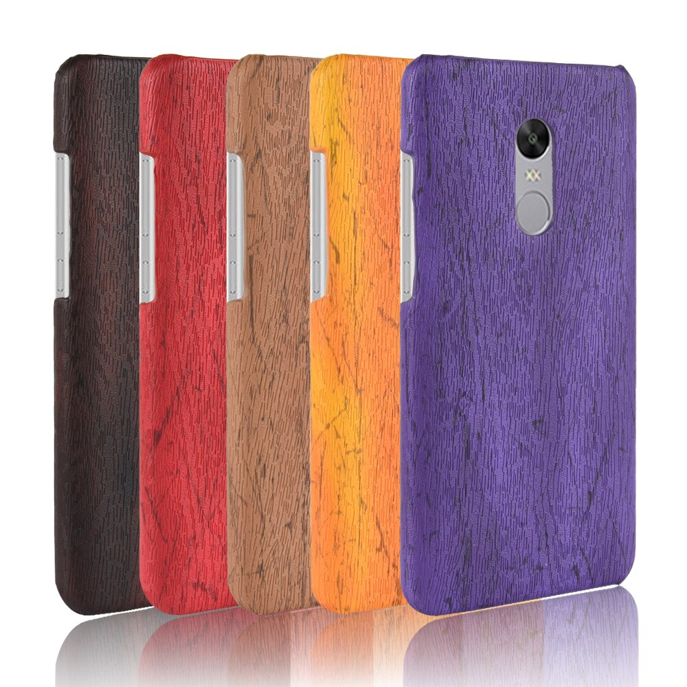 Per Xiaomi Redmi Note 4 Caso 5.5 pollice In Legno PU Cuoio grano mobile shell fondina Per Xiaomi Redmi Nota 4/Note 4X telefono caso