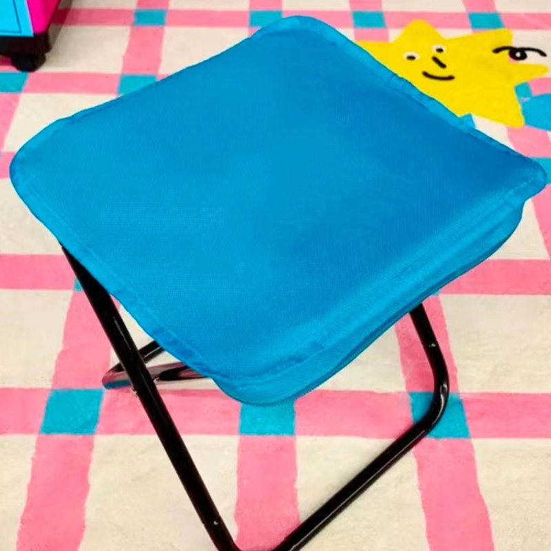 Pocket Handbag Stool Pencil Bag Folding Chair Sketch Fishing Leisure Camping Outdoor Portable Small Stool: Red