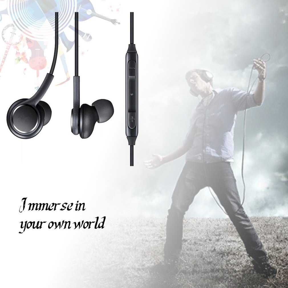 ONLENY Stereo Sport in-ohr Kopfhörer mit Mic 3,5mm Steuer Kasten verdrahtet Headset für Samsung Galaxis S8 S8Plus ausgewogene Anker