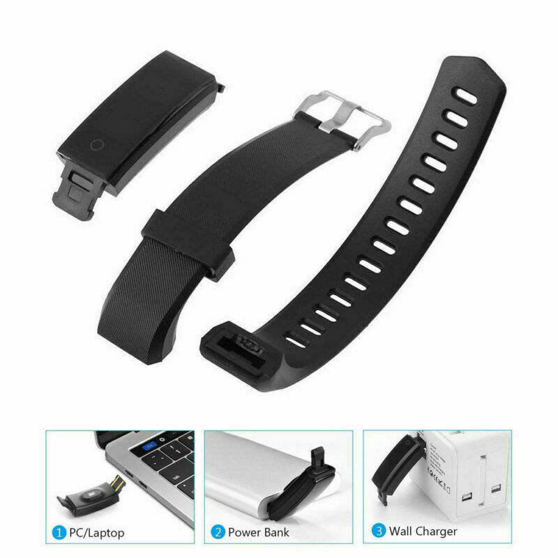 115 Plus Smart Wrist Watch Health Fitness Tracker Heart Rate Monitor Pedometer Yoho Sports Waterproof OLED Screen Wristband