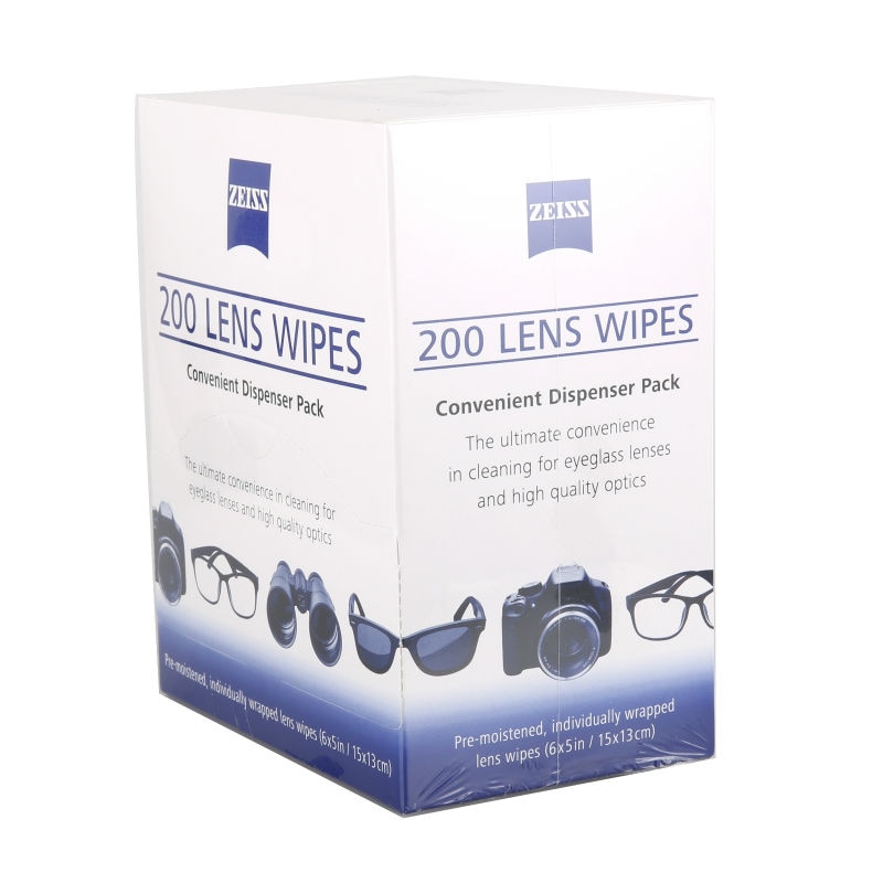 ZEISS Clean Screen Pre-Moistened Wipes 200 CT Phone Computer Tablet