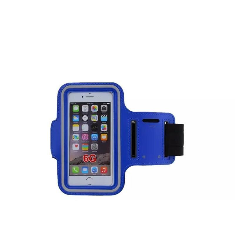 Universal Waterproof Sport Armband For iPhone 5S 5C 5 5G 4S 4 Adjustable 5S 4S Phone Running Walking Wristband Arm Band Bag ><: Dark Blue
