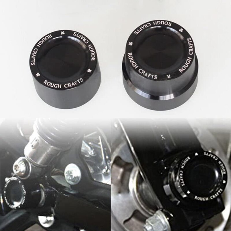 Motorrad Hinterachse Abdeckung Kappe murmeln Bolzen Bausatz Achse murmeln Abdeckung Deckel einstellen für Sportster XL 883 1200 Dyna touren V-Stange Softai