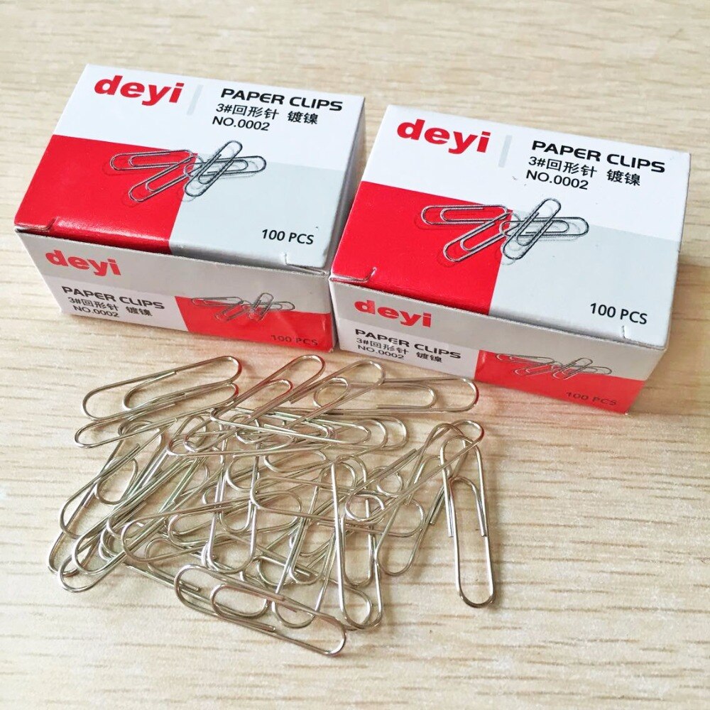 sliver metal paper clip 80pcs/pack metal clips office clips and school supplies
