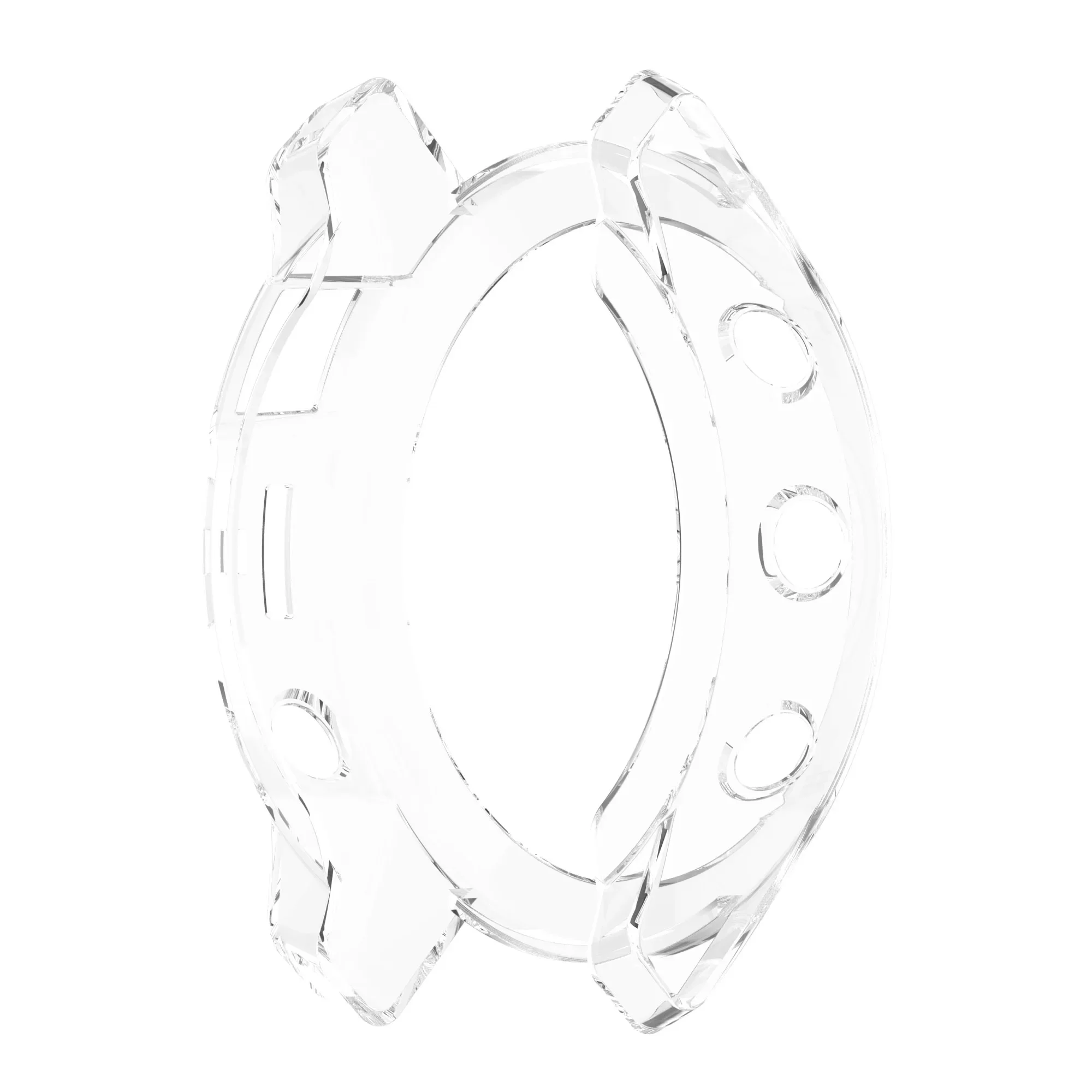 Transparante TPU Case voor Garmin Fenix 6 6S 6X Pro 7 7S 7X Pro 5 5S 5X Plus Zachte Beschermhoes voor Garmin horloge Slim Cover: Xxxxxl / WHITE