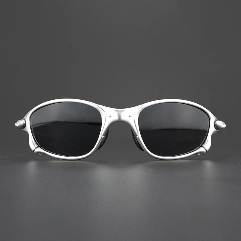 Metallpolariserade solglasögon med polariserade linser, solglasögon för män/kvinnor, ridning, bilkörning, fiskesolglasögon: Röd