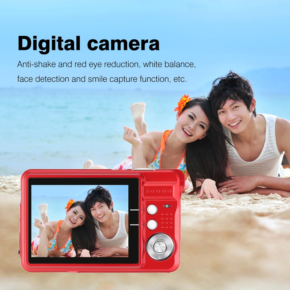 2,7 zoll TFT LCD Anzeige 18MP 720P 8x Zoomen HD Digital Kamera Anti-Shake Camcorder Video CMOS Mikro kamera freundlicher