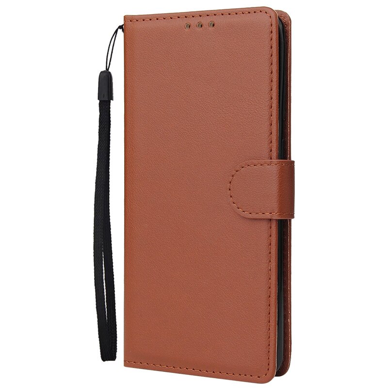 Étui à rabat en cuir pour Samsung Galaxy A31 A315F, Coque portefeuille avec porte-cartes: Brown