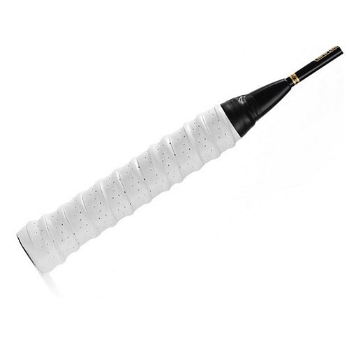 6 farver mærke anti-slip ketcher greb badminton overgreb svedbånd udendørs sports tilbehør tennis tape håndgreb: Hvid