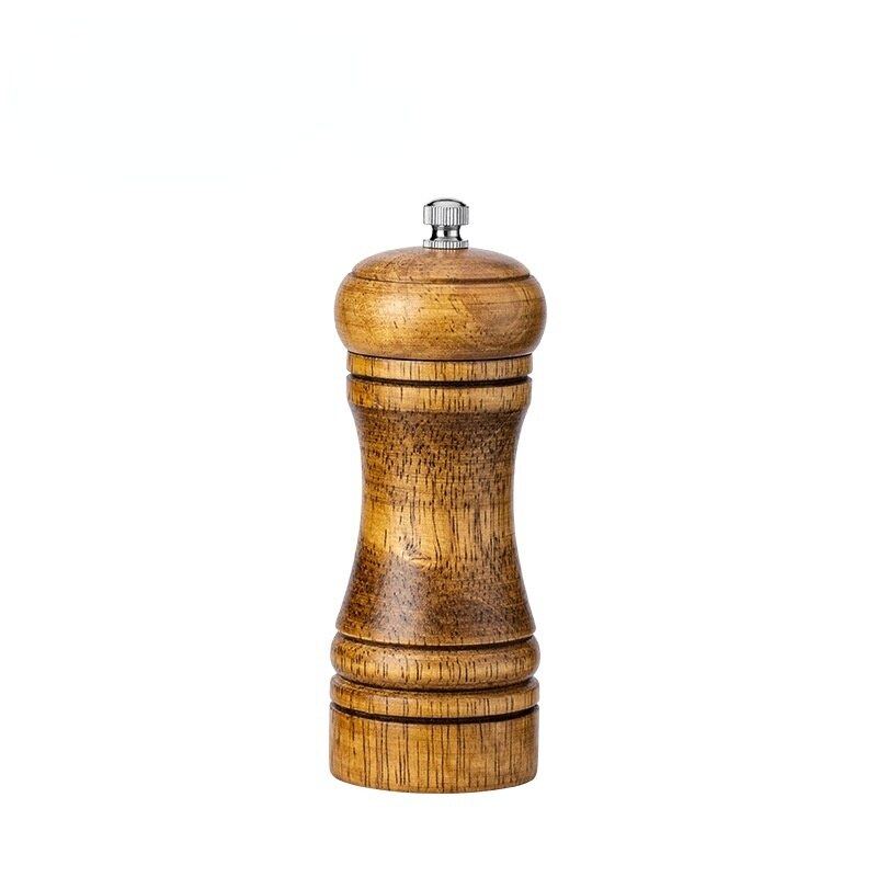 5 &quot;8&quot; 10 &quot;manuelle Pfeffermühle Holz Salz und Pfeffer Mühle Multi-zweck Menage Küche Werkzeug mit Würze Spender: 5 Zoll einfach Tasche