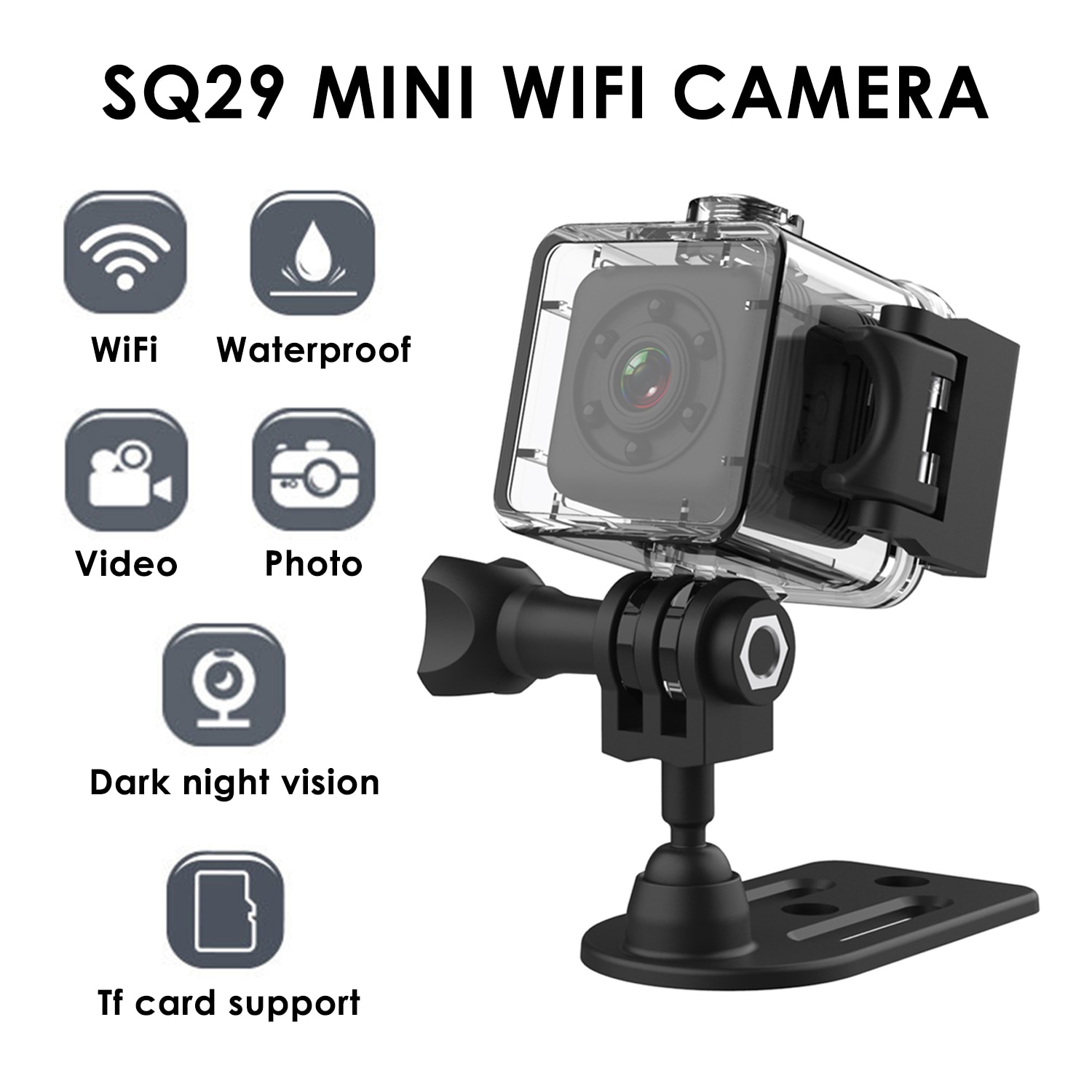 SQ29 Mini Sport Camera Hd Wifi Kleine Camera Video Sensor Nachtzicht