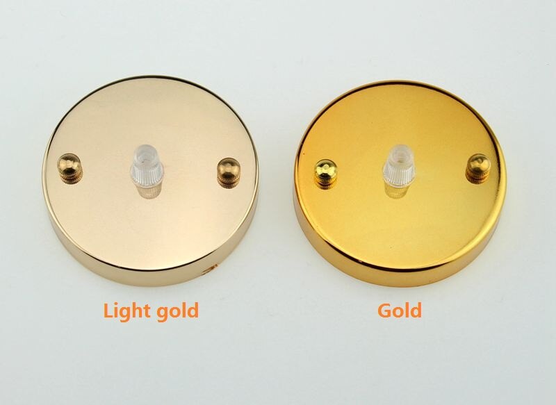 1 Piece Metal Ceiling Canopy Pendant Lights Fixtures Ceiling Rose Diameter 100mm